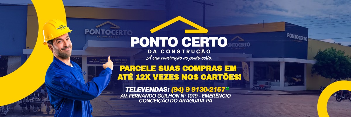 Banner Ponto Certo da Construção