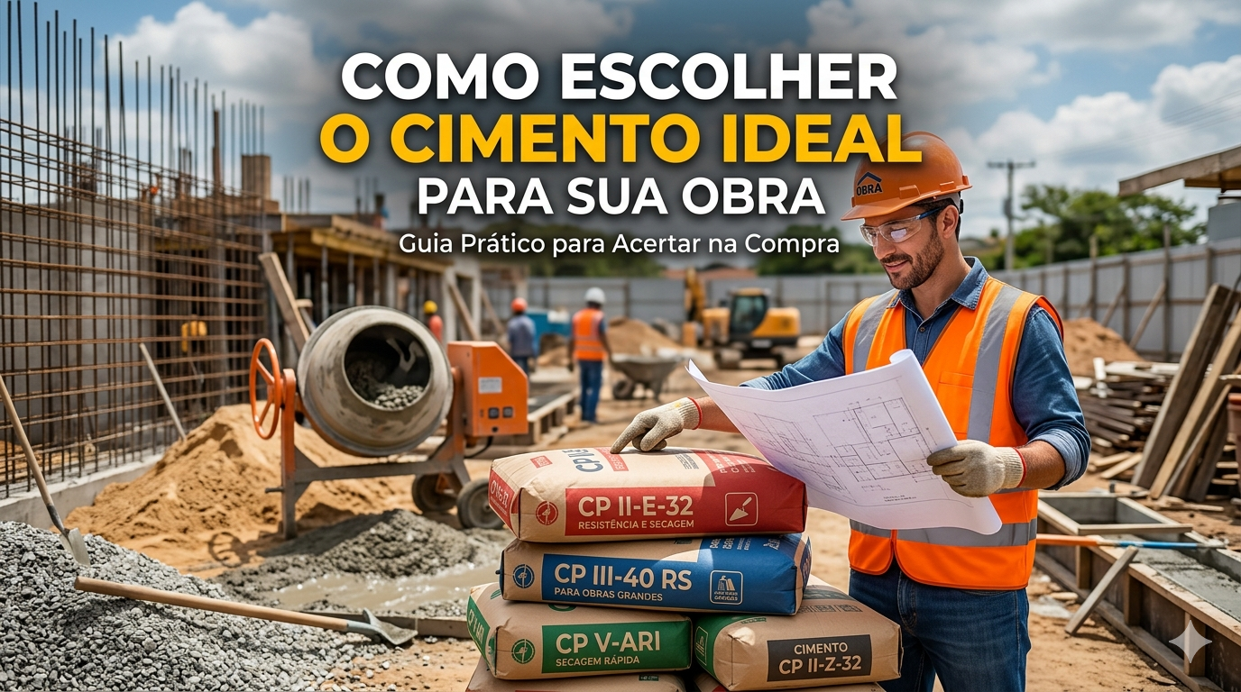 Como escolher o cimento ideal