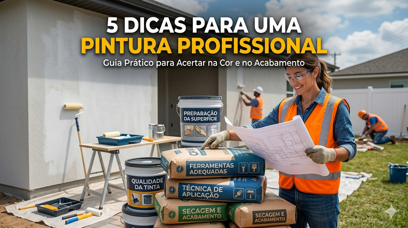Dicas de pintura profissional
